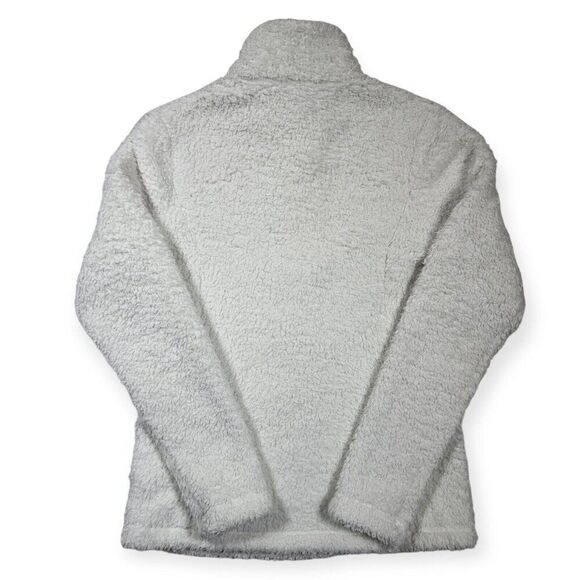 Patagonia Los Gatos‎ 1/4 Zip White High Pile Fleece Size XS Women's Pullover - Picture 2 of 4